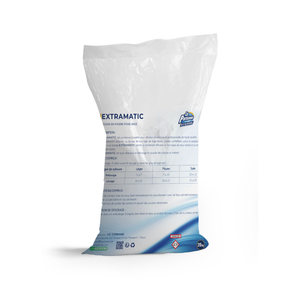 Extramatic - Lessive en poudre pour linge, surface, Materiel, moquettes & tapis
