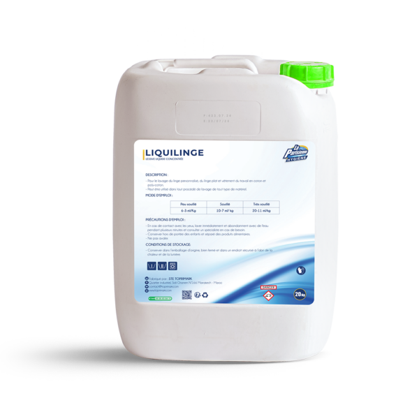 LIQUILINGE- Lessive liquide concentrée pour tout type de linge