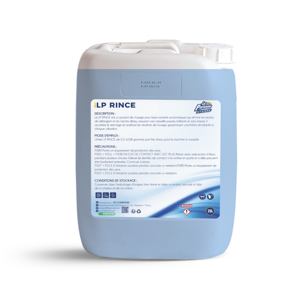 LP RINCE - Produit de rinçage pour lave-vaisselle automatique